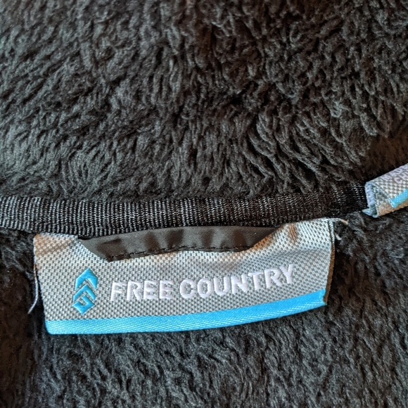 Free Country Black Faux Fur Jacket - Picture 5 of 7